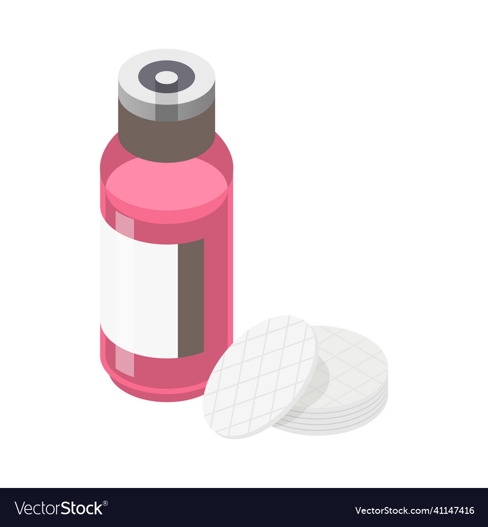 Nail polish remover Royalty Free Vector Image - VectorStock