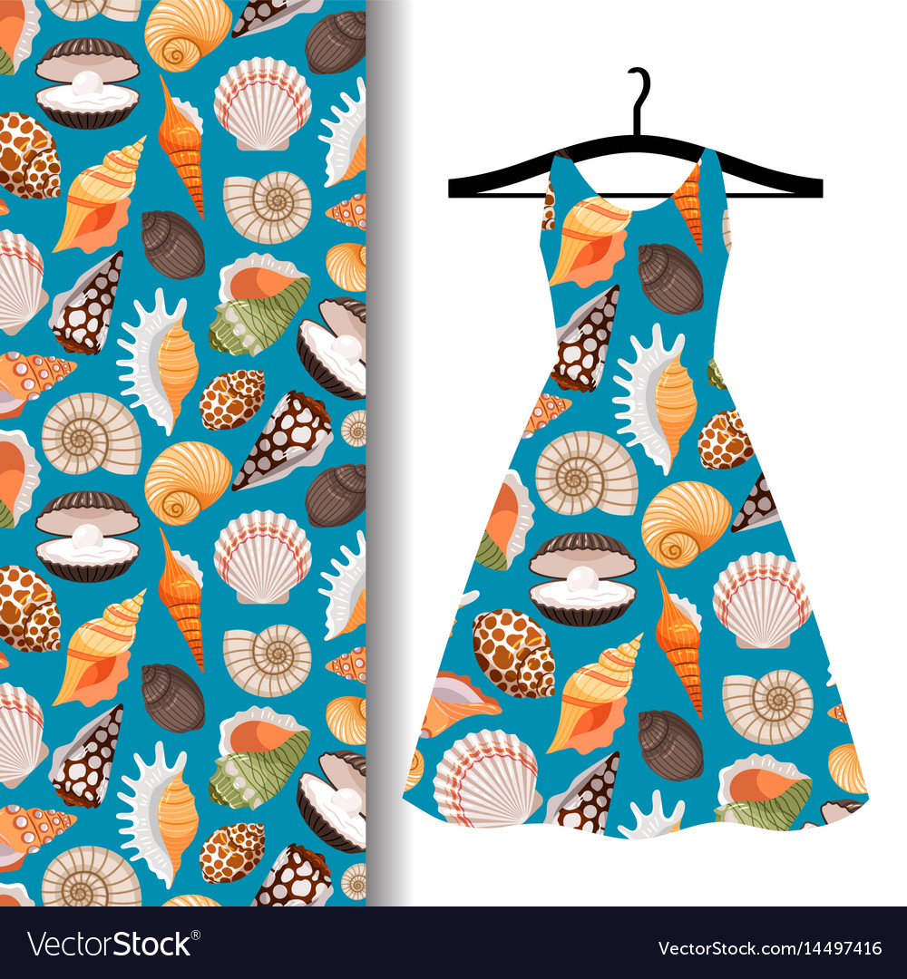 Seashell Fabric Pattern