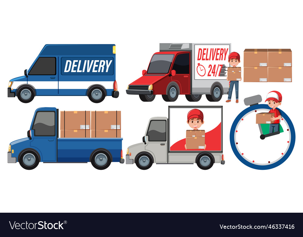 Set of delivery element