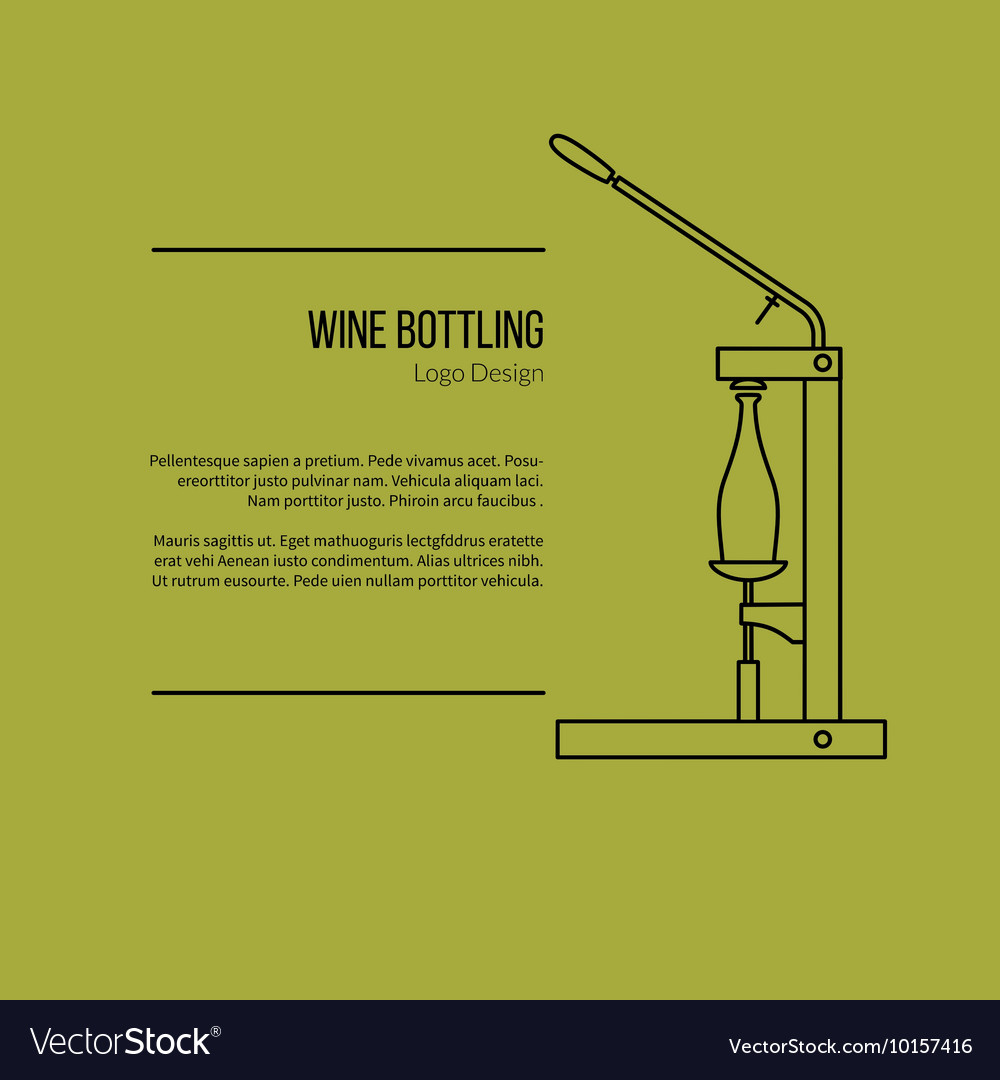 Winemaking Wine Tasting Graphic Design Concept Vector Image