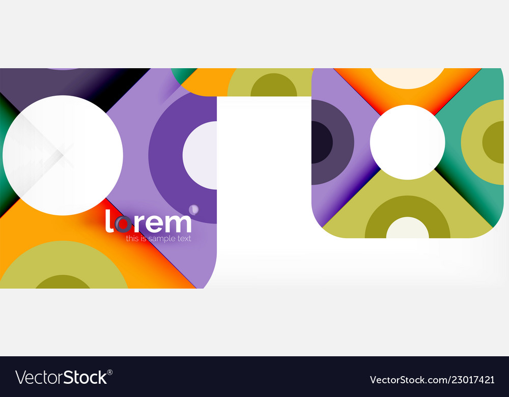 Abstract round elements composition background Vector Image Abstract round elements composition background