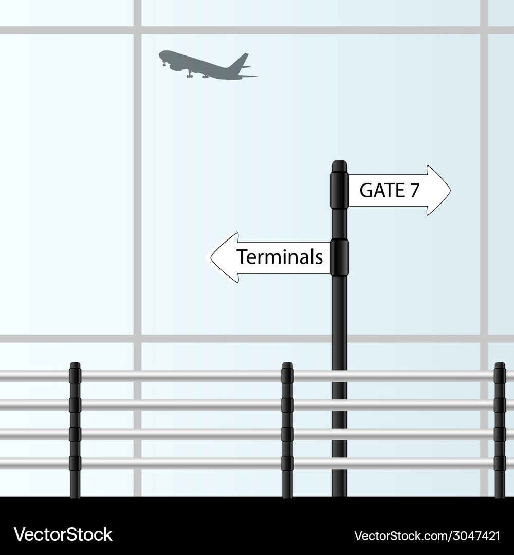 Airport Royalty Free Vector Image - VectorStock