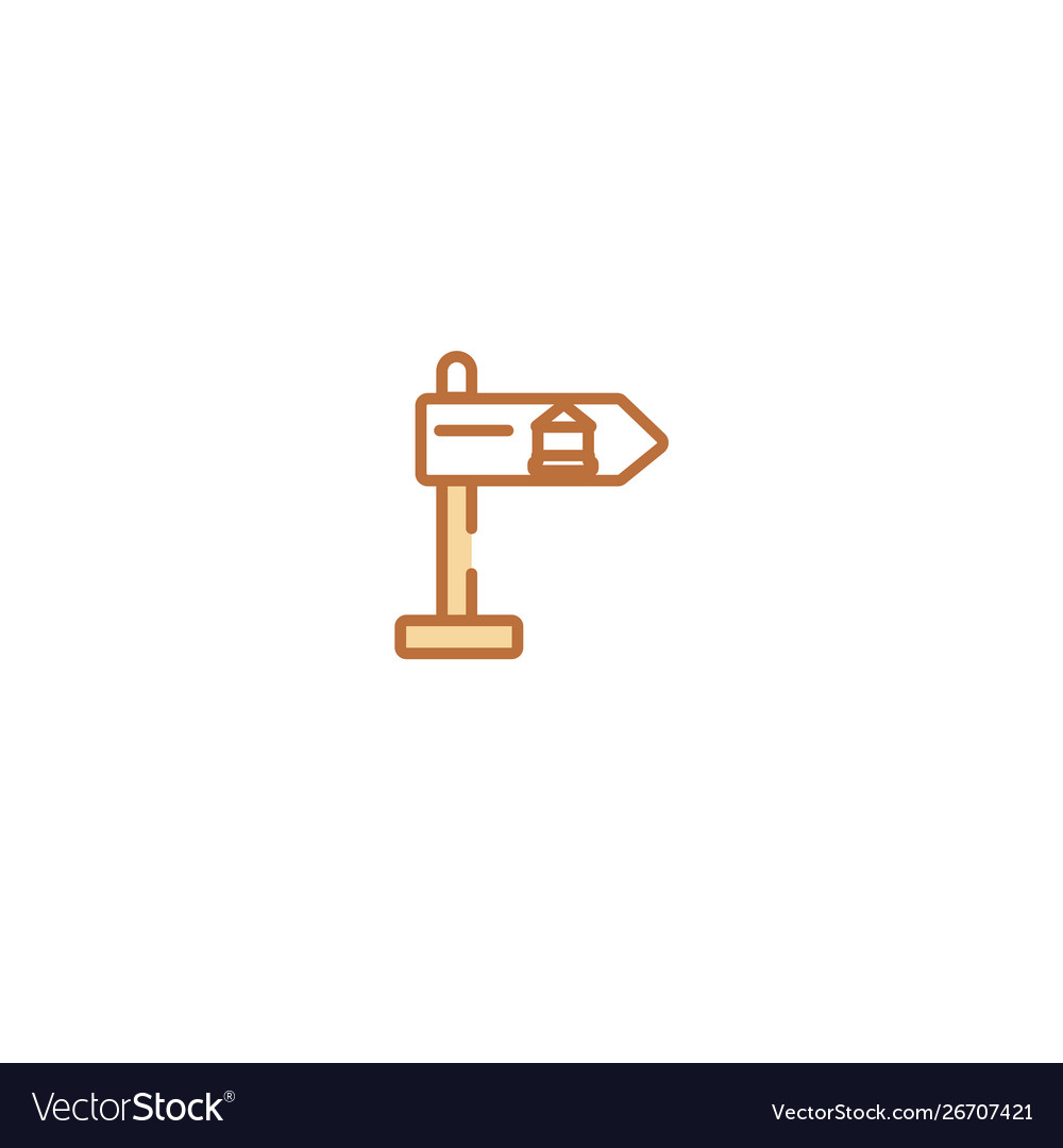 Concept 2 colored icon simple line element