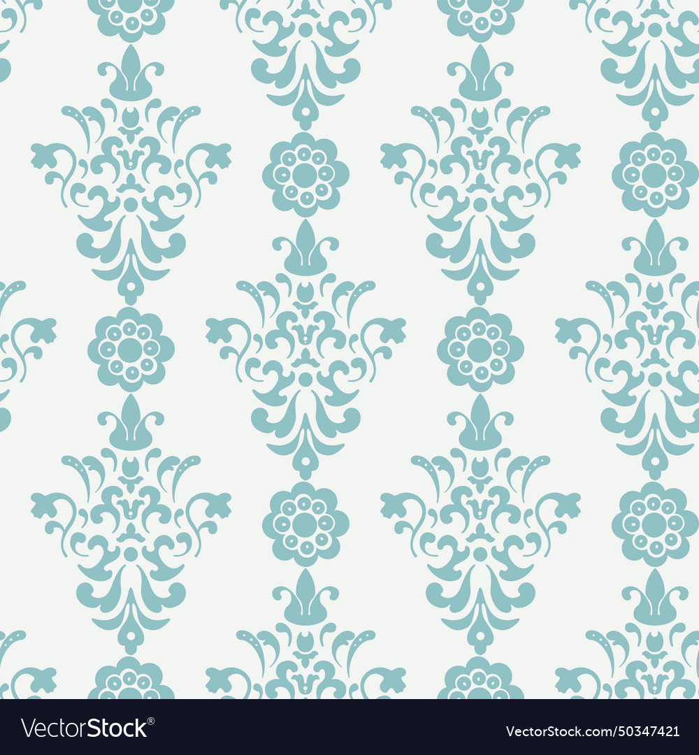 Floral retro wallpaper