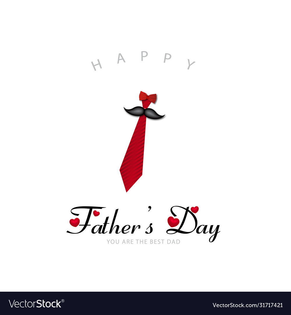 Happy fathers day greeting card