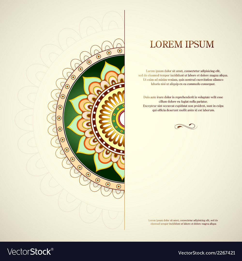 Invitation card with copy space