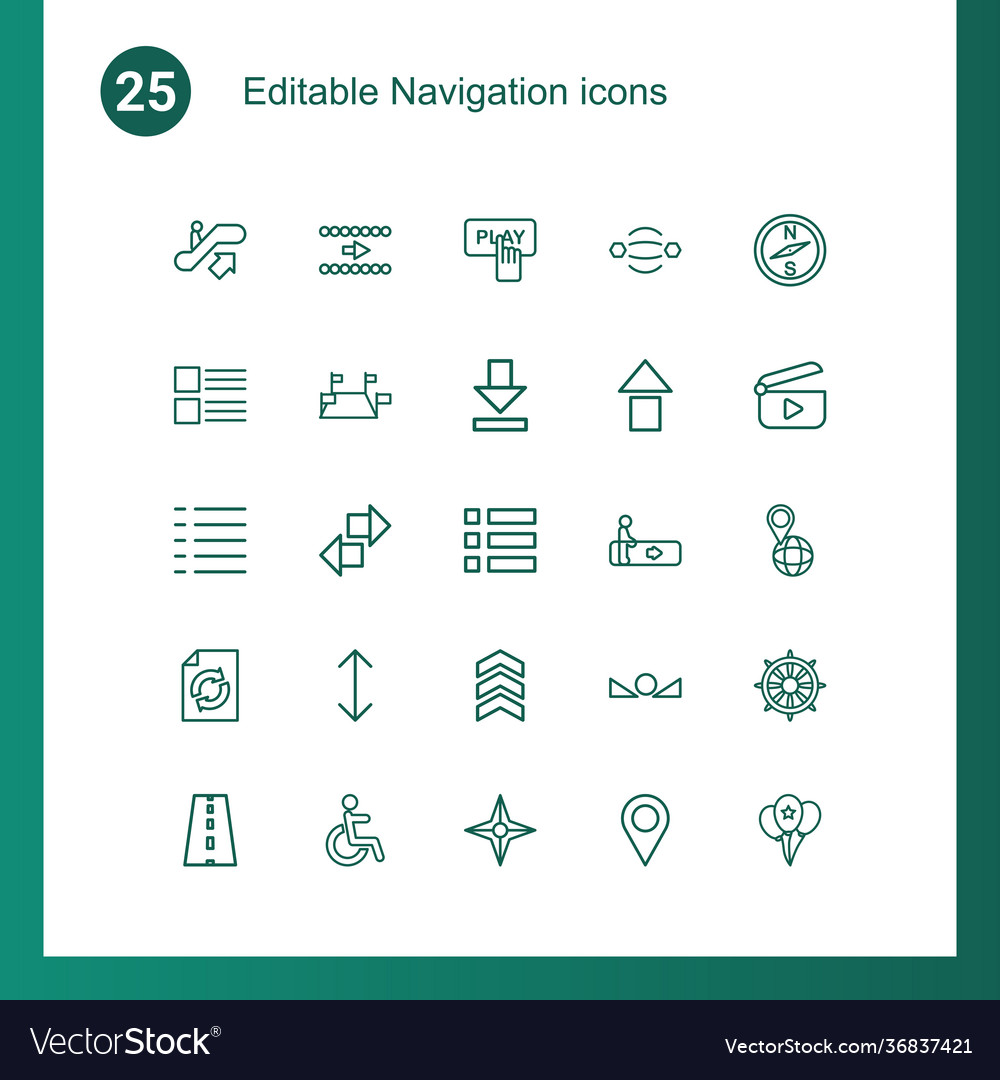 Navigation icons