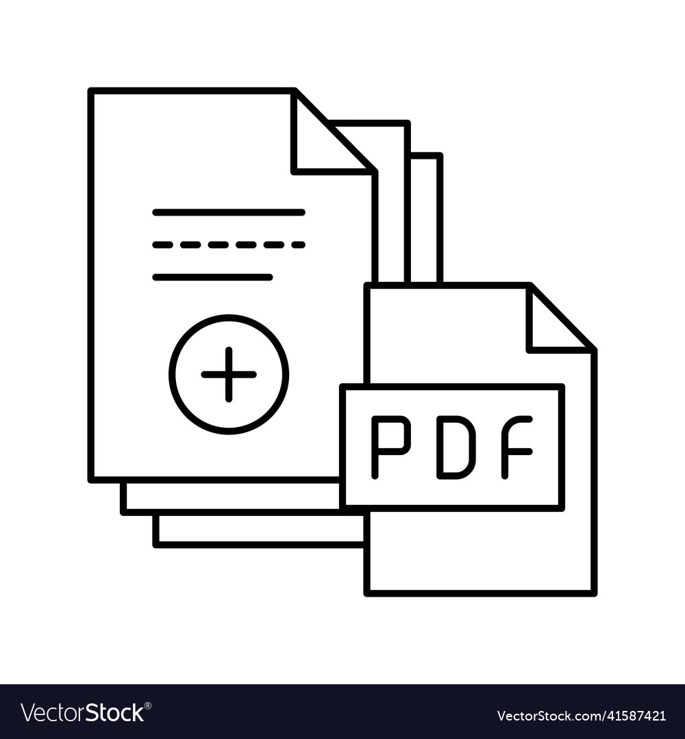 PDF Document Scan Icon