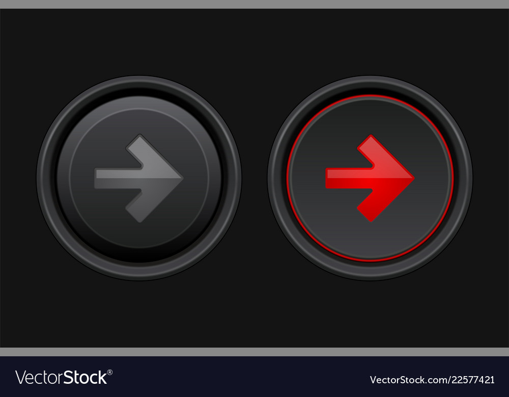 Red Arrow Buttons - Next Symbol