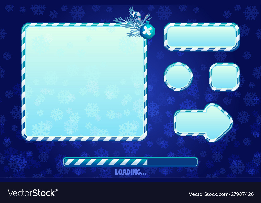 Christmas UI Elements & Game Assets
