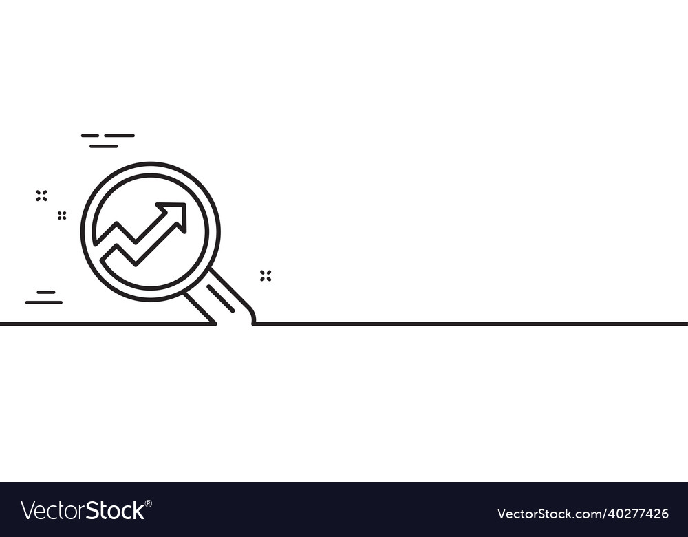 Magnifying Glass Chart Icon