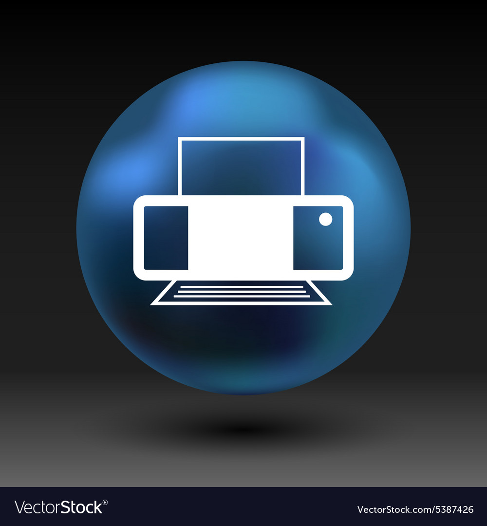 Printer icon document print
