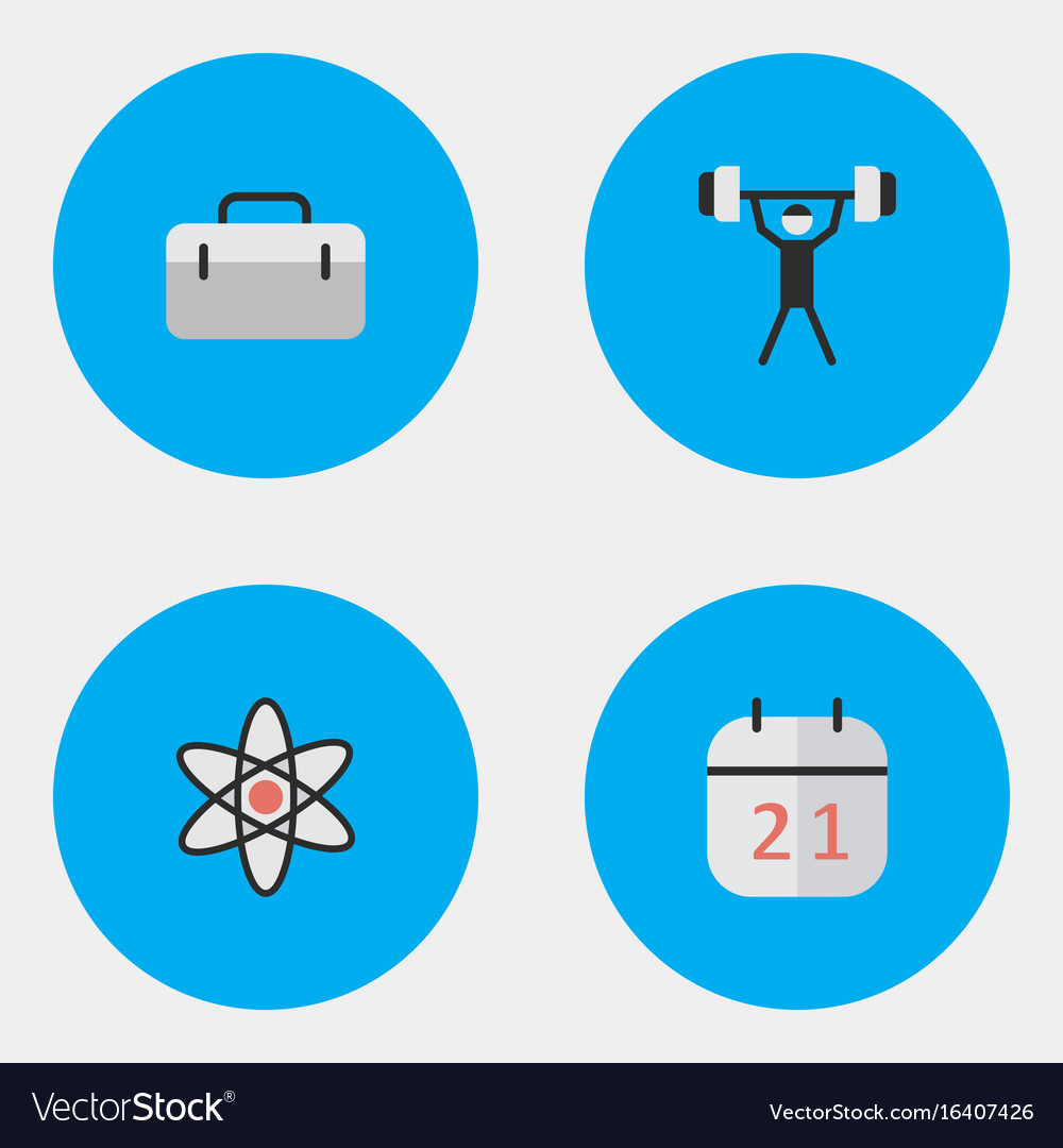 Set of simple knowledge icons
