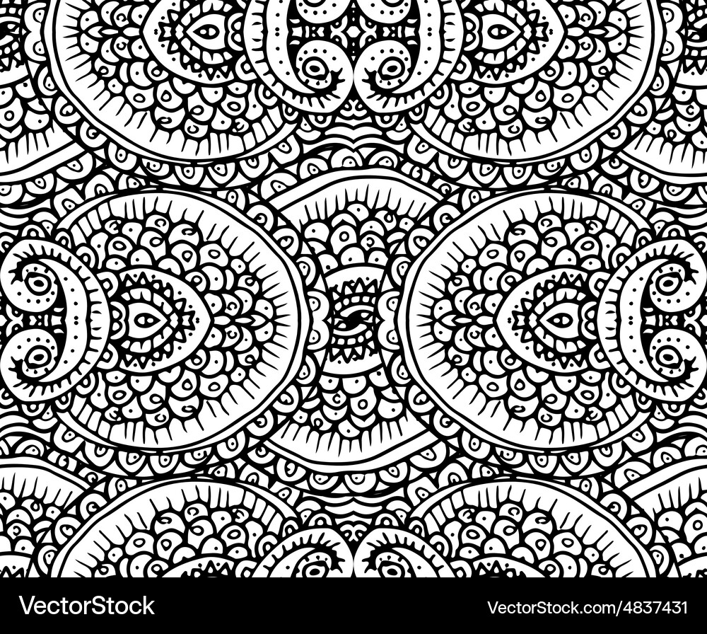 Decorative pattern design Royalty Free Vector Image