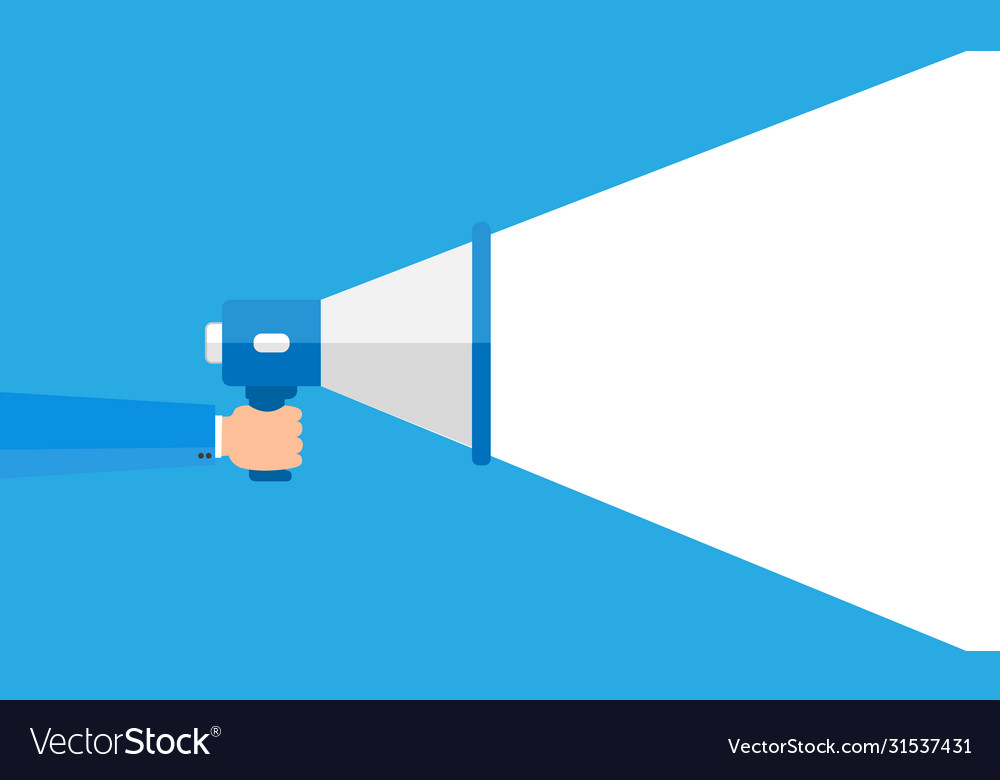 Flat design empty esp template copy space text vector image Flat design empty esp template copy space text