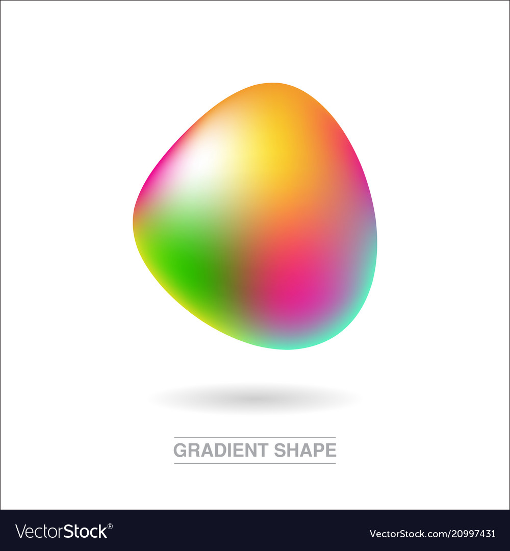 Gradient orbs logotype vector image Gradient orbs logotype