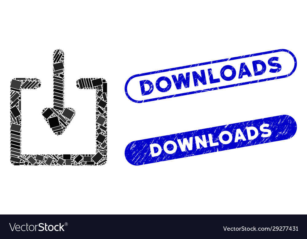 Rectangle mosaic download with grunge downloads