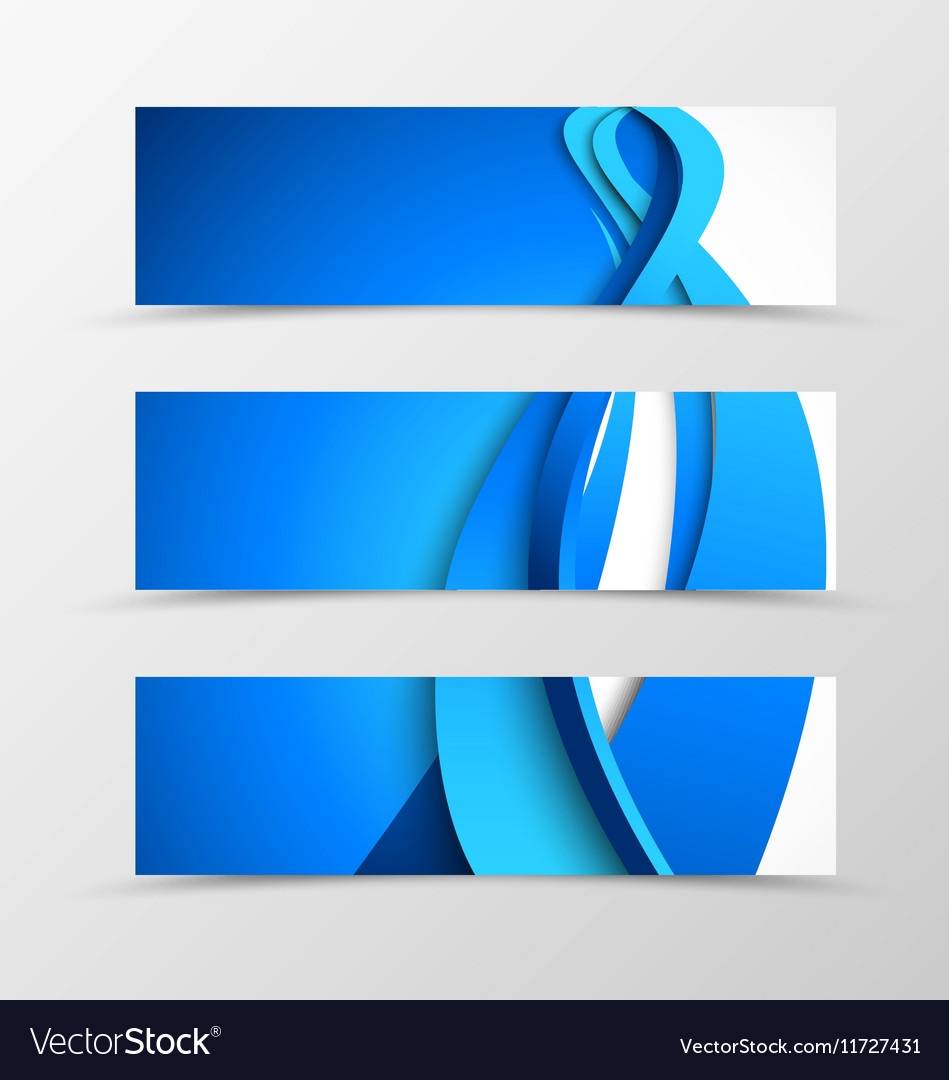 Set of header banner dynamic design