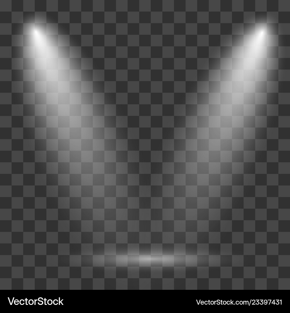 Spotlights scene Royalty Free Vector Image - VectorStock