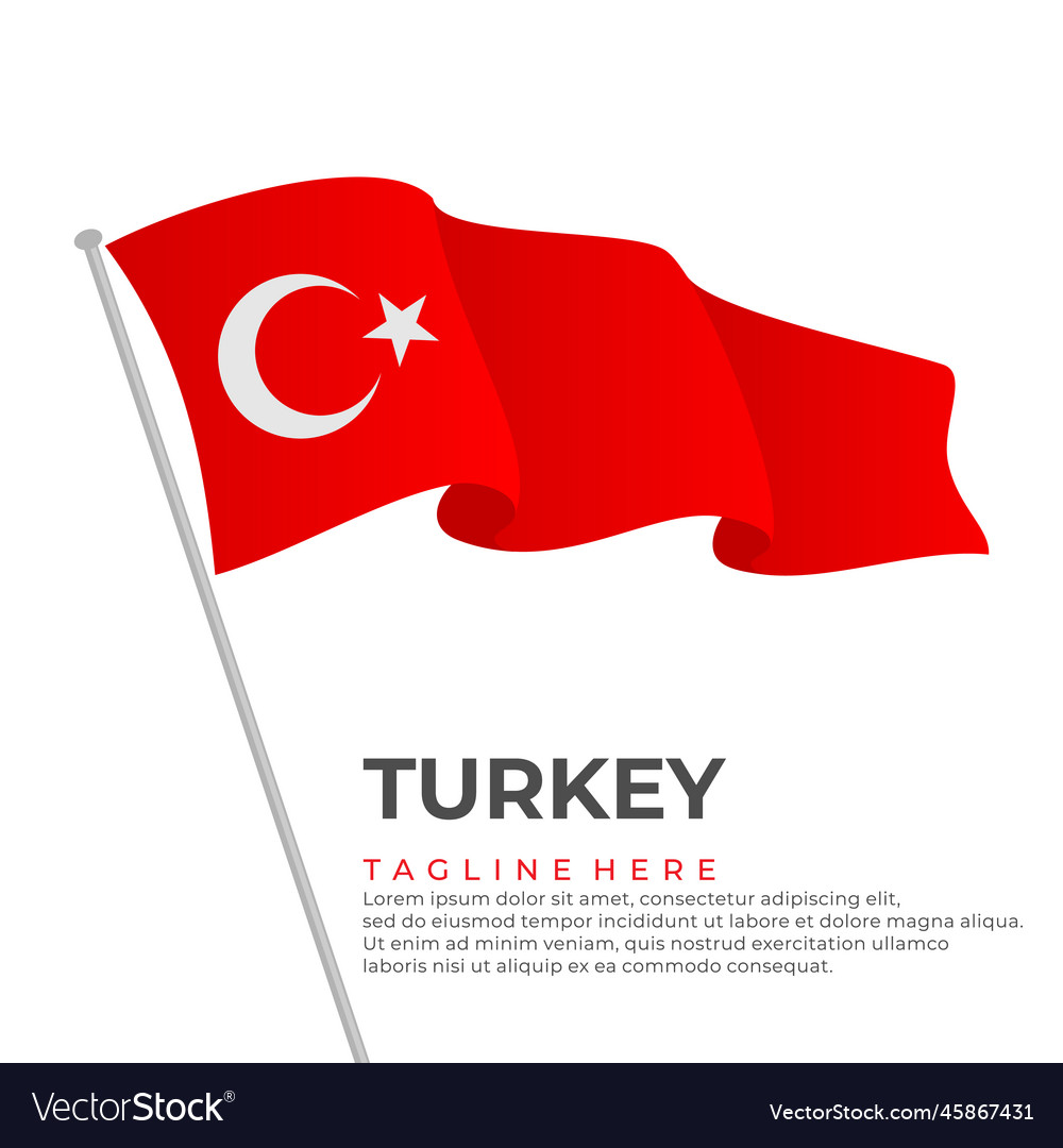template turkey flag modern design vector 45867431 template turkey flag modern design – royalty-free vector | vectorstock