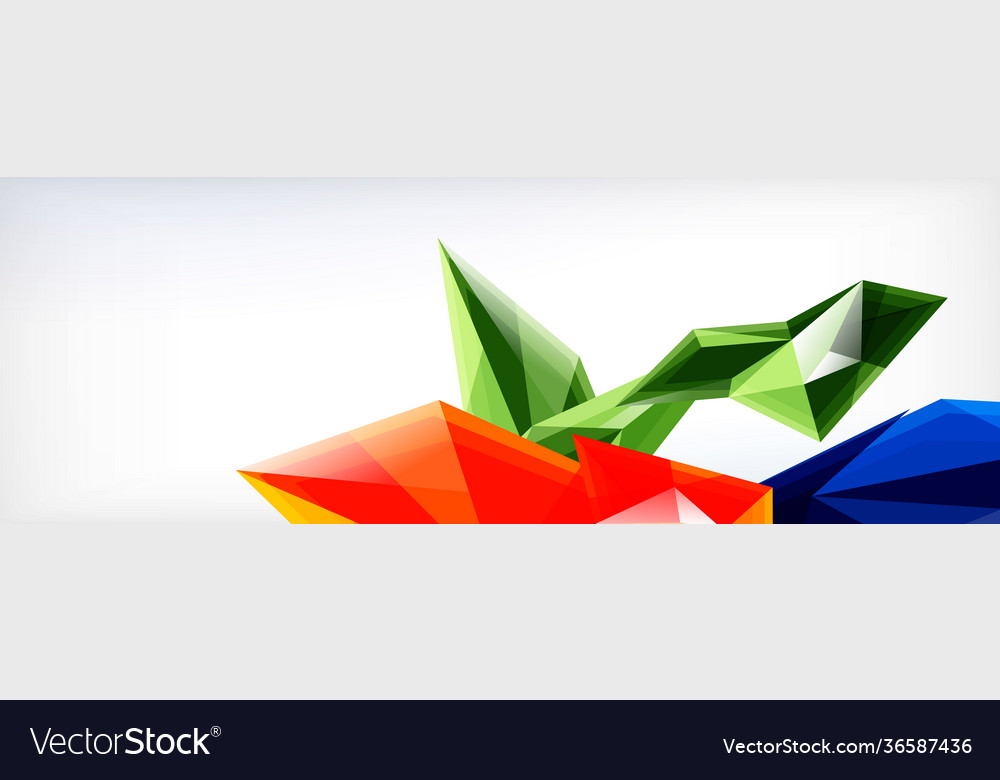 3d triangles and pyramids abstract vector image 3d triangles and pyramids abstract