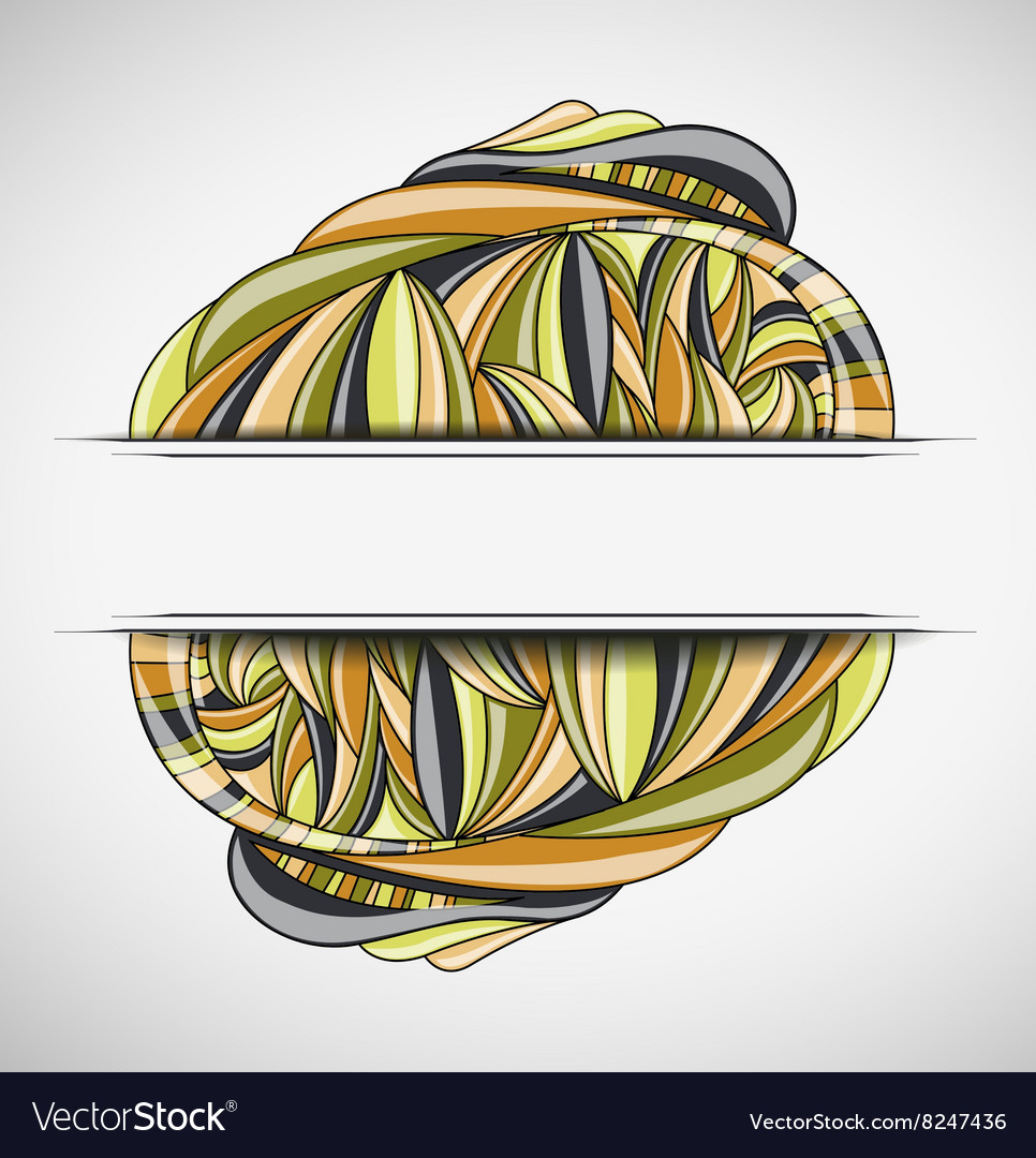 Abstract background with frame