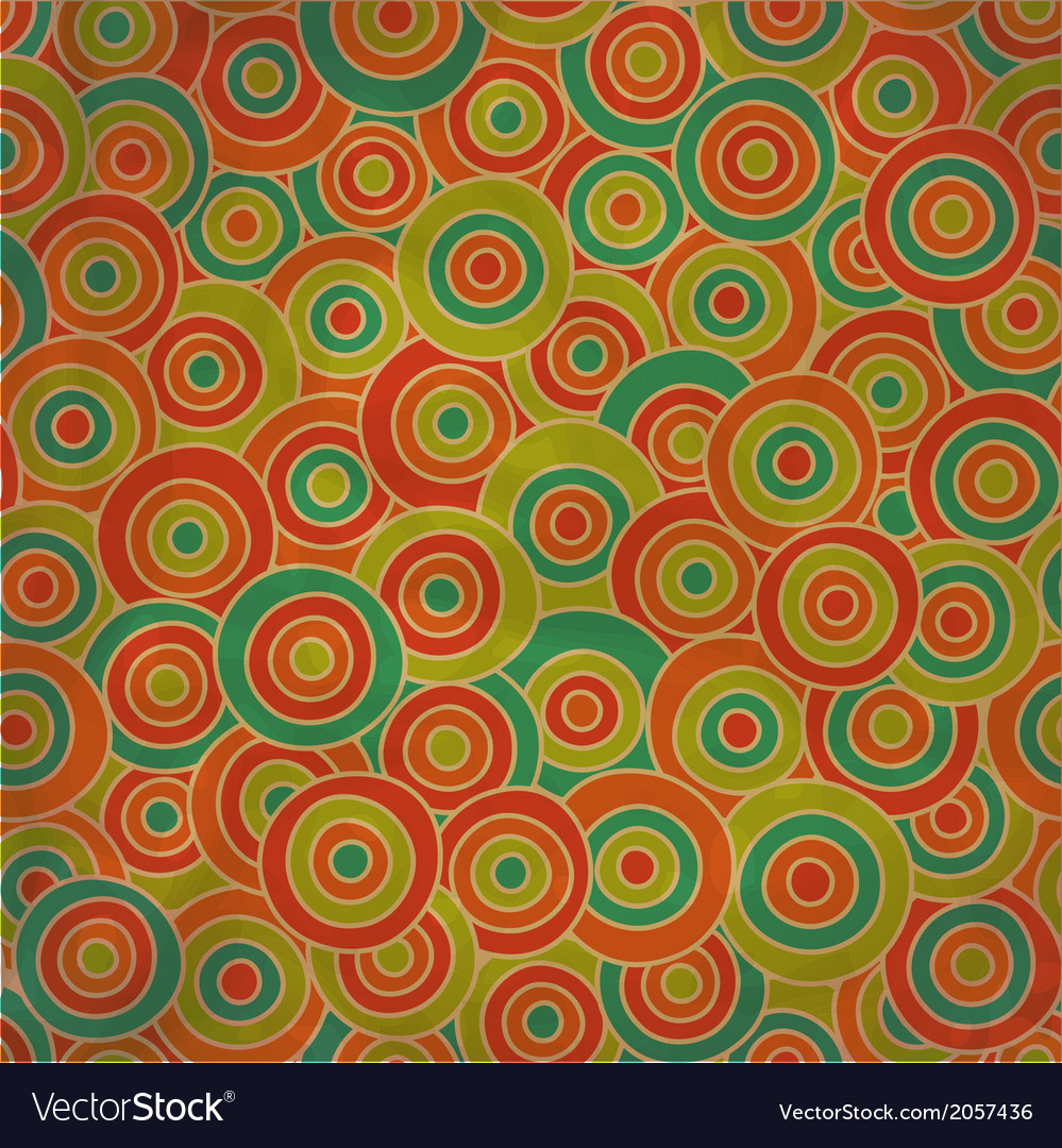 Abstract seamless pattern with circles