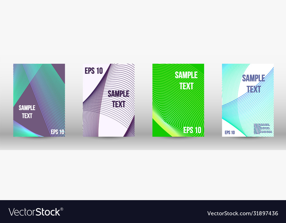 Geometric template with lines