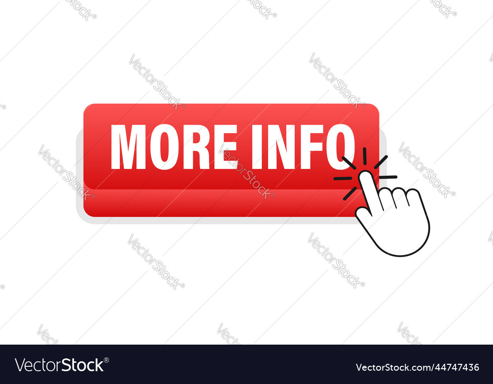 More info button with cursor stock