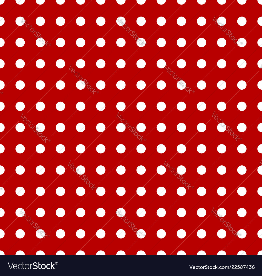 Polka dots pattern seamlessly repeatable dotted