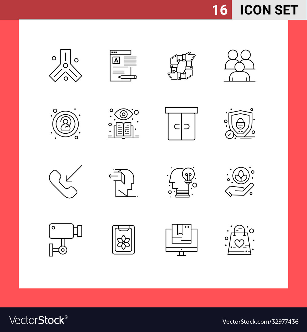 User interface pack 16 basic outlines