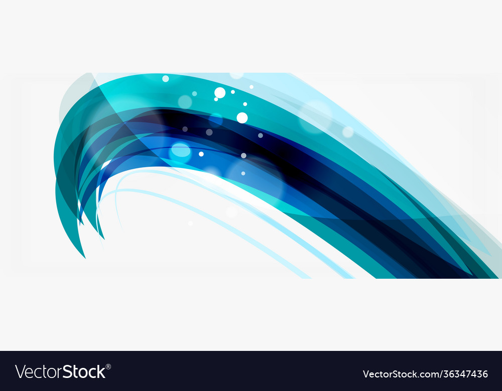 Waves and lines trendy design template