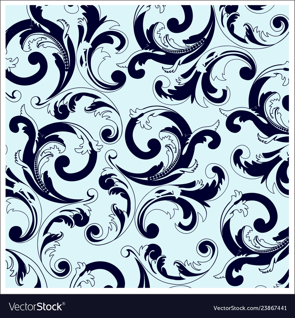 Batik design style patterns are same for fabric vector image Batik design style patterns are same for fabric