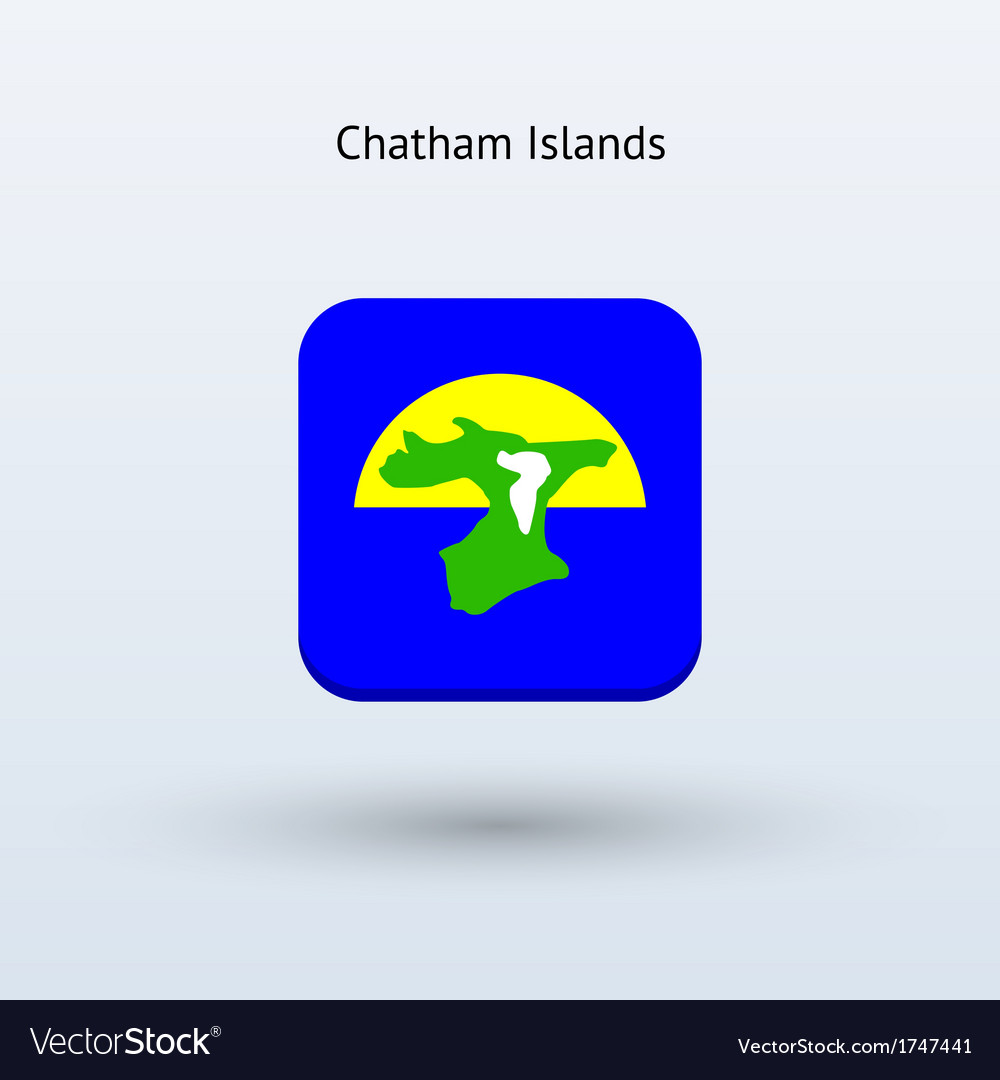 Chatham Islands Flag Icon Royalty Free Vector Image