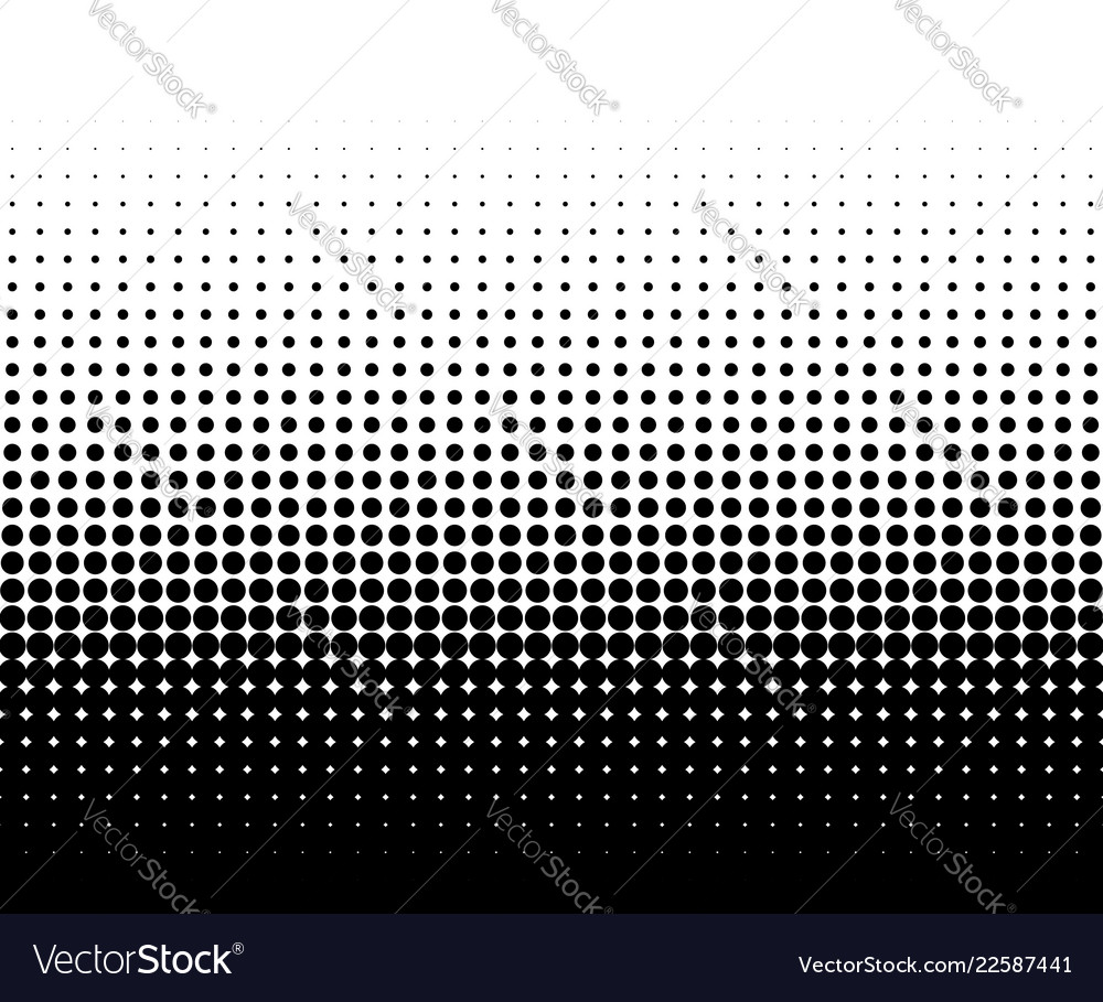 Circle halftone element monochrome abstract vector image Circle halftone element monochrome abstract