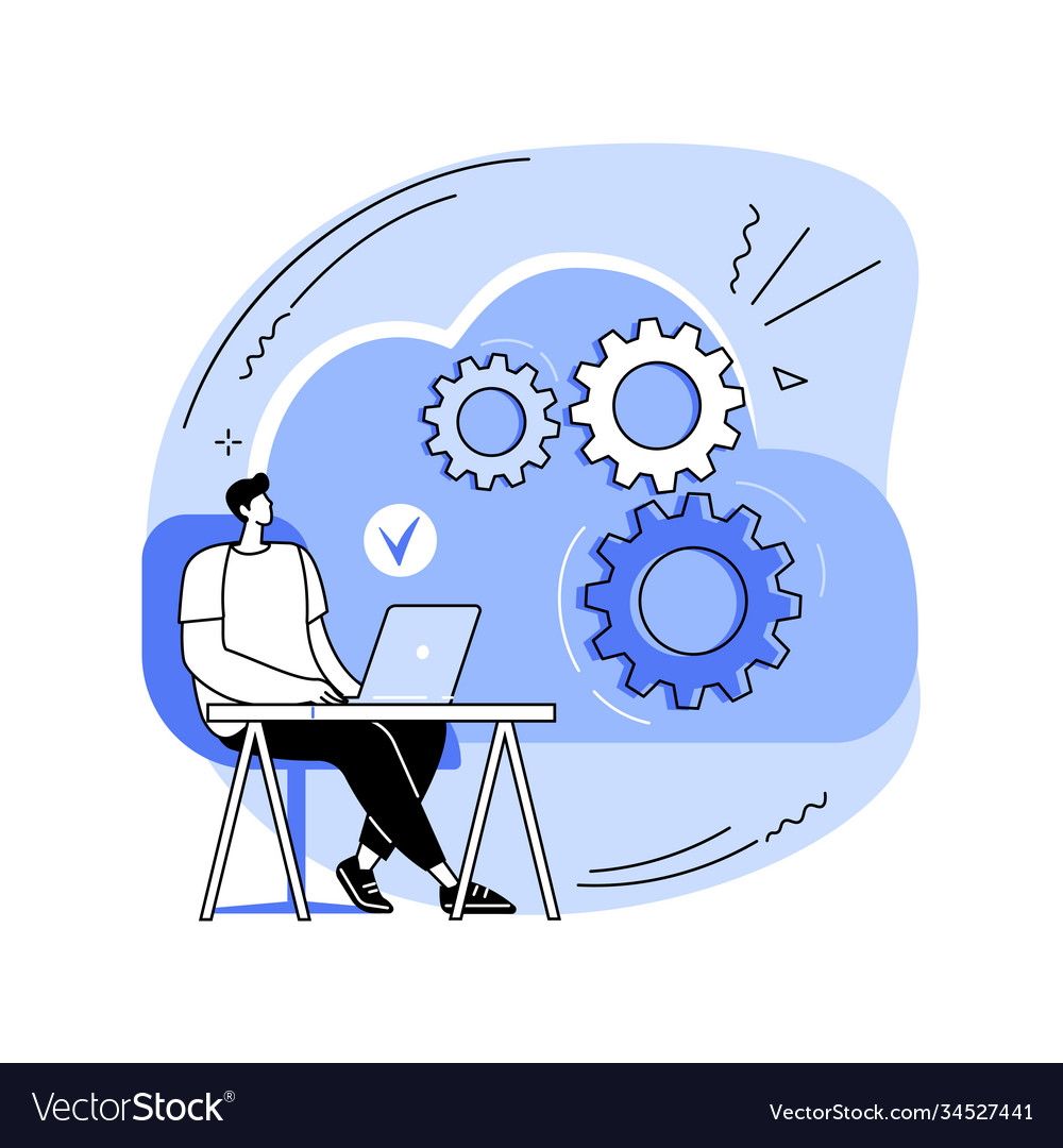 Cloud based engine abstract concept