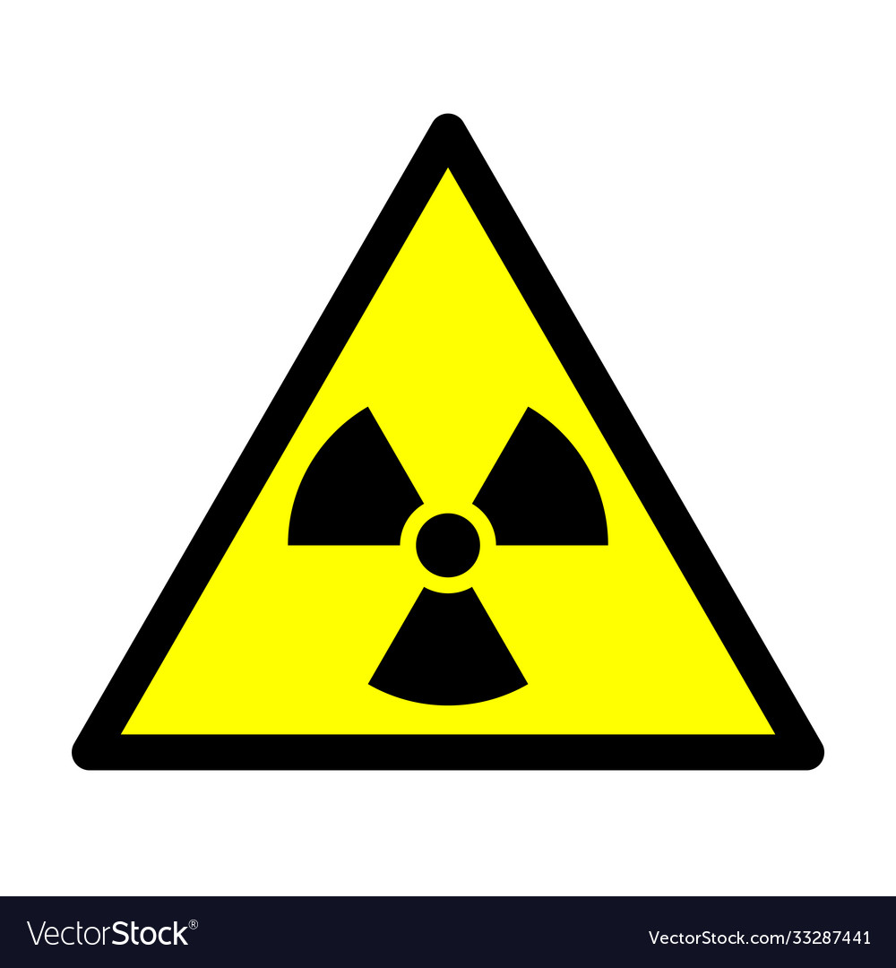 Radioactivity sign