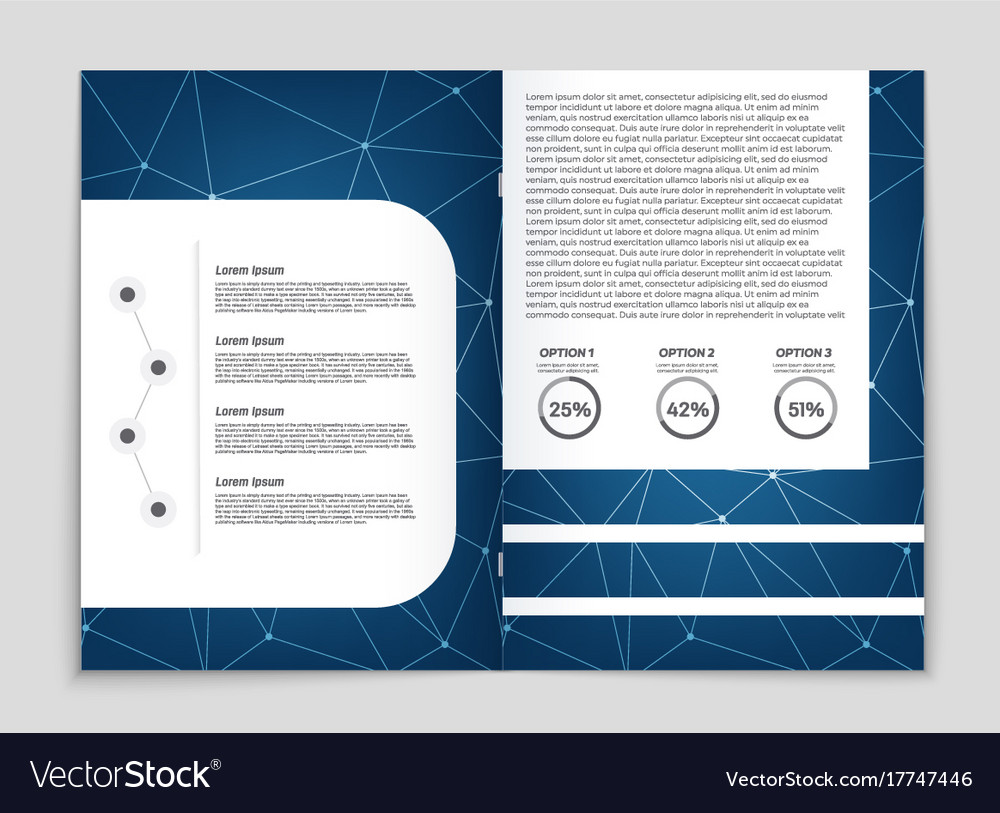 Abstract layout background set for art