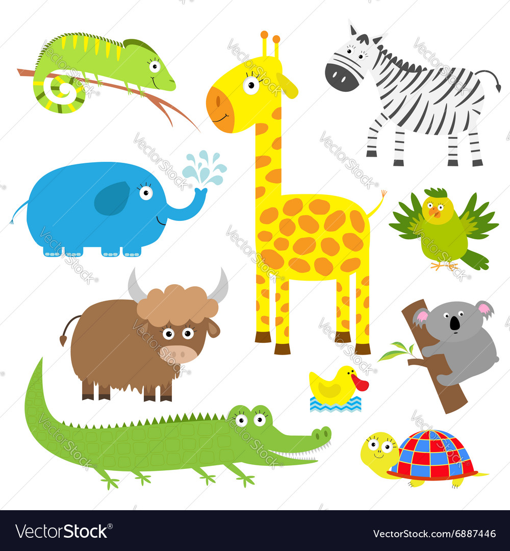 Adorable Animal Set - Diverse Wildlife