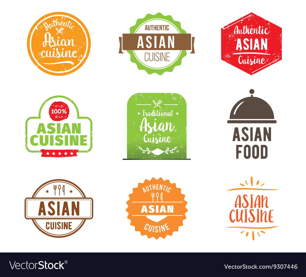 Asian cuisine label