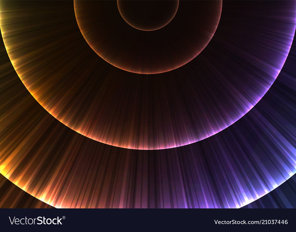 Rainbow circle radiation abstract line layer backg vector image Rainbow circle radiation abstract line layer backg