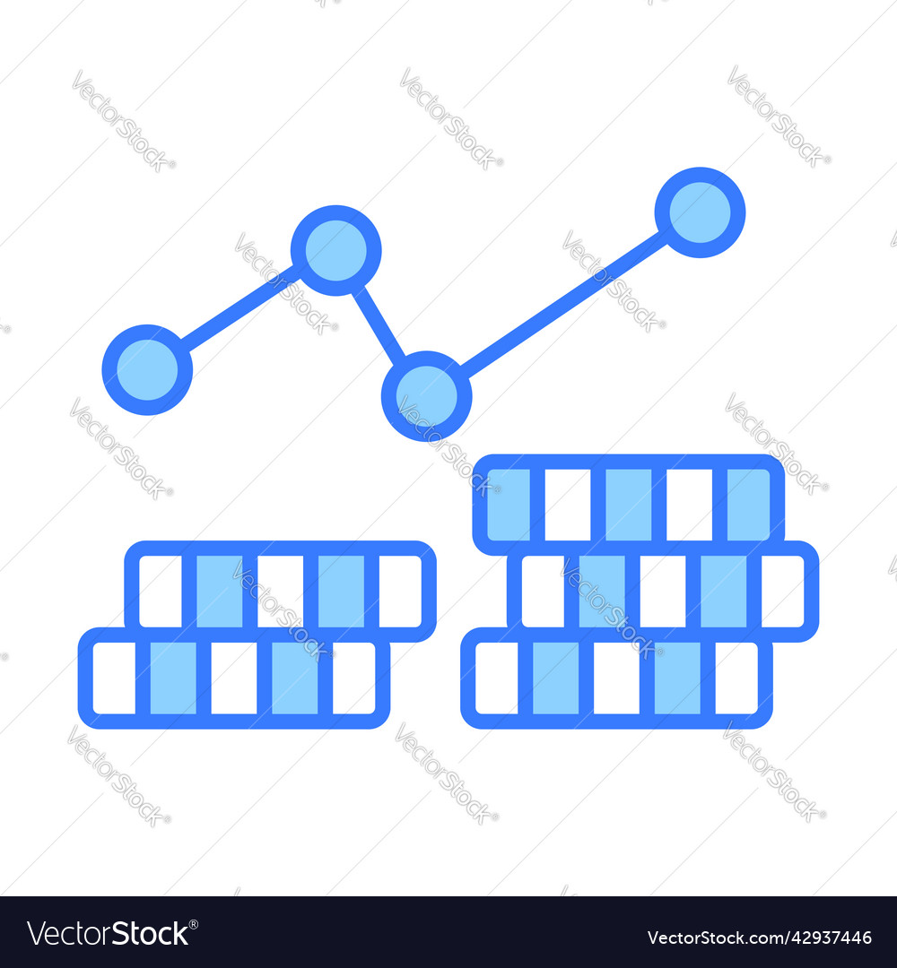 Stack exchanging finance related line icon