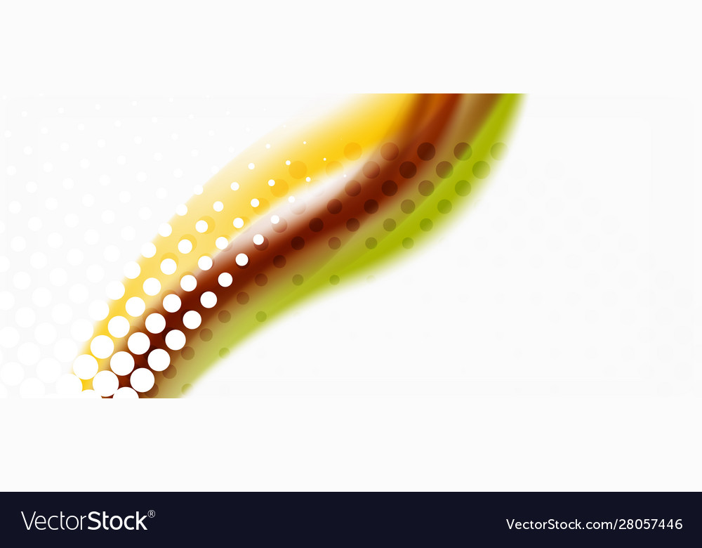 Trendy abstract wave blur pattern multicolored Vector Image Trendy abstract wave blur pattern multicolored