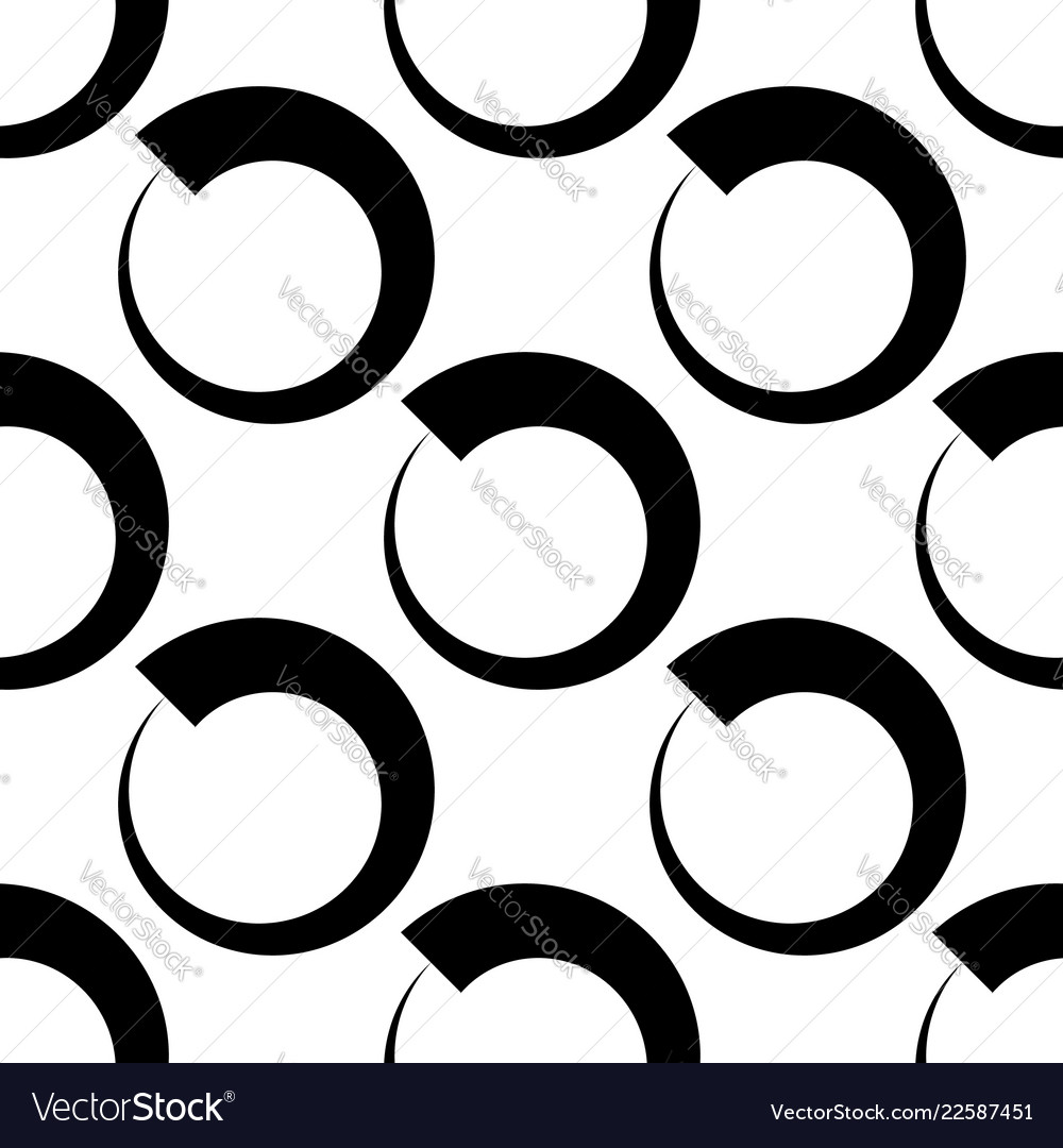 Circles abstract repeatable geometric pattern