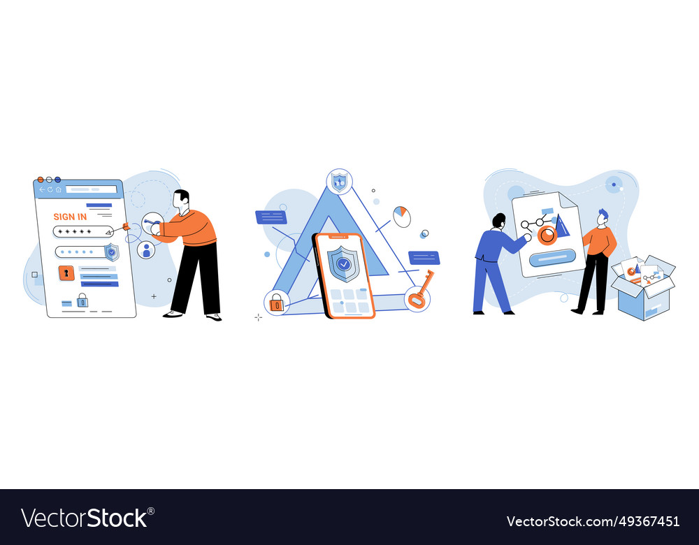 Login password the text input fields vector image Login password the text input fields