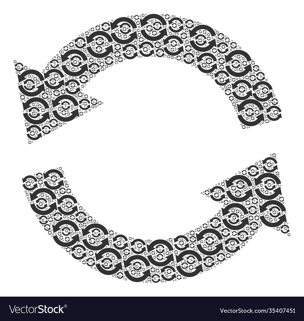 Refresh recursion composition itself items vector image Refresh recursion composition itself items
