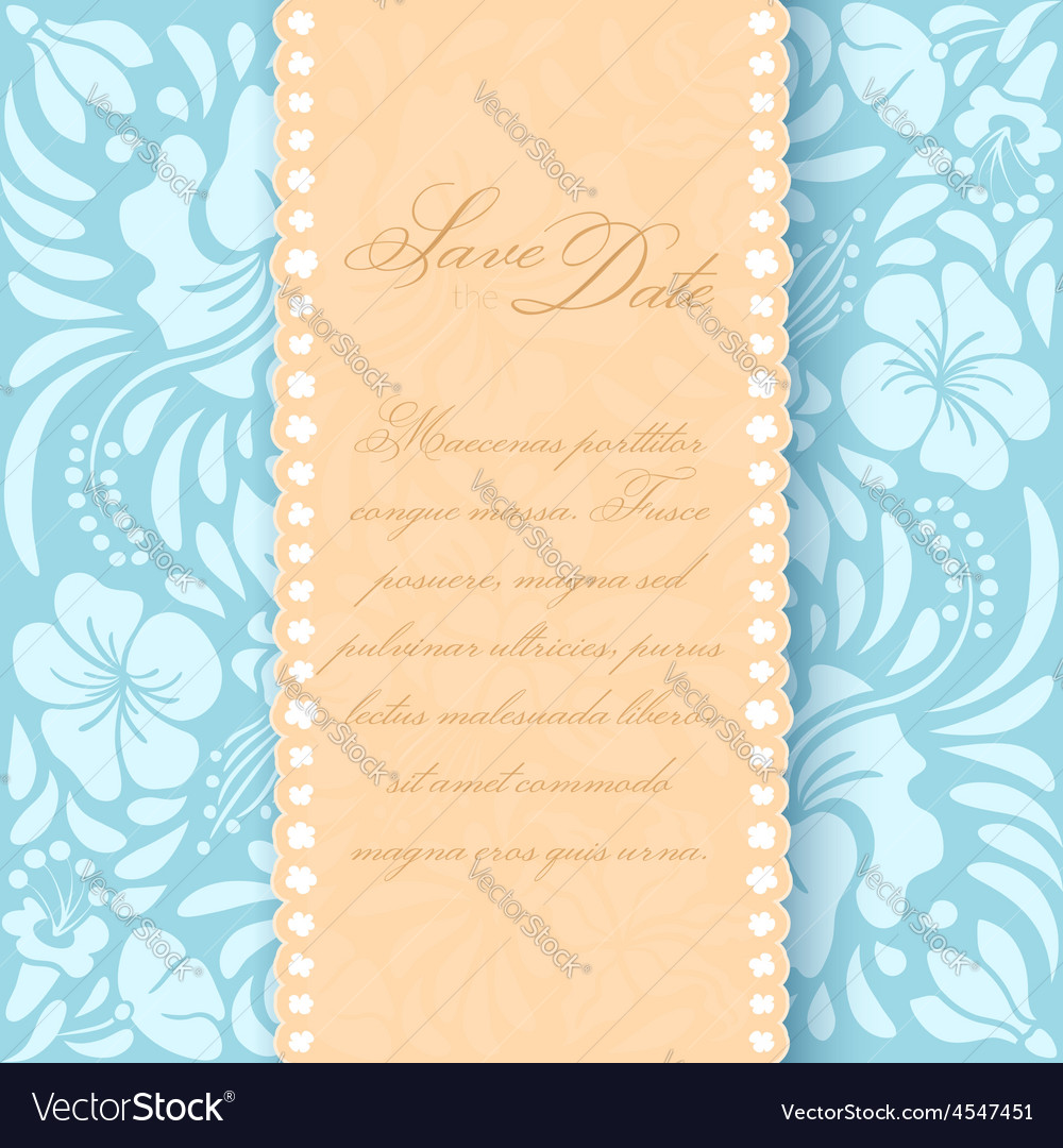 Save the date card