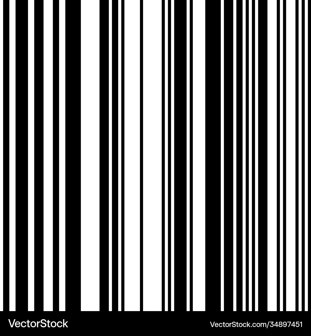 Seamless pattern with vertical black lines Vector Image