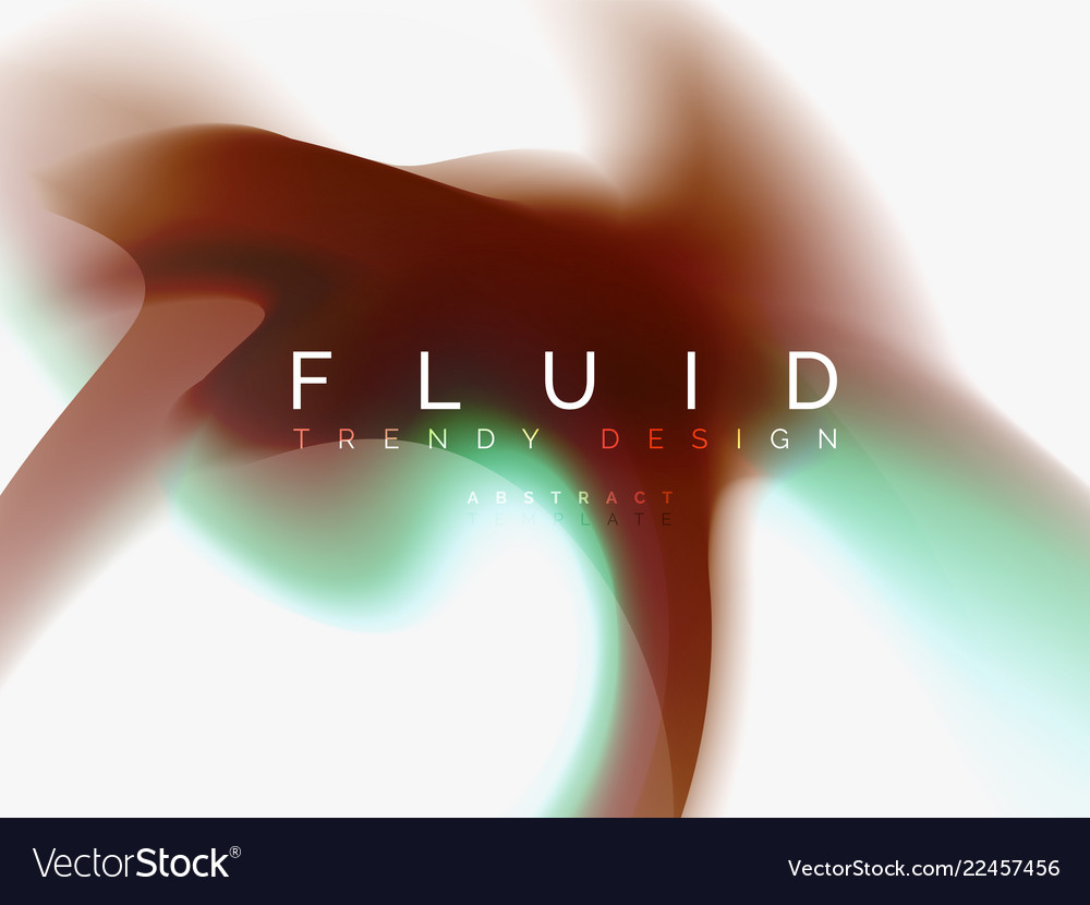 Background abstract color flow liquid design Vector Image Background abstract color flow liquid design