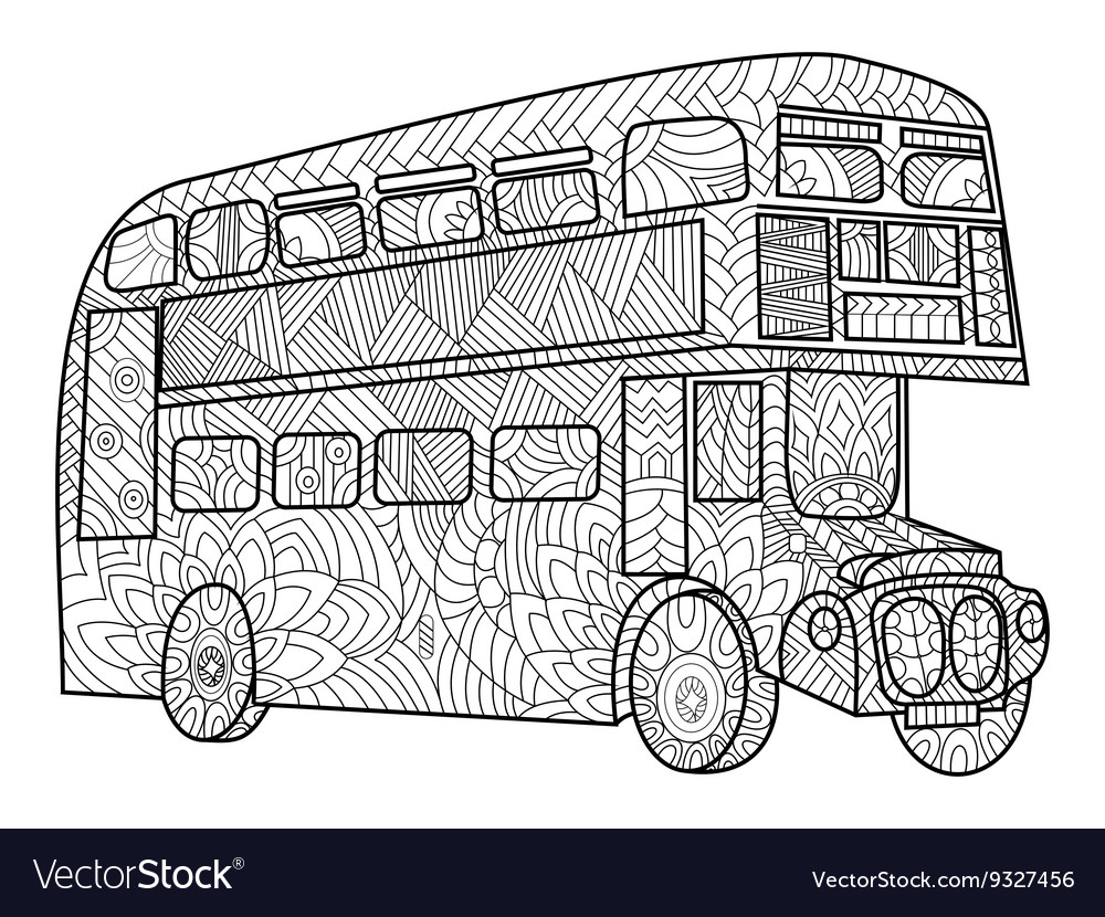 Bus Free Printable Coloring Pages Double Decker Double Decker Bus 